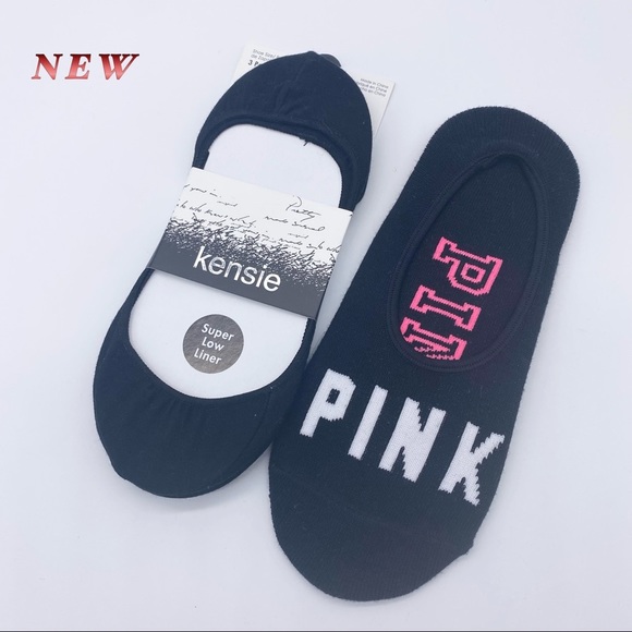 Accessories - NEW-No show socks -Black. Sz 4-10. 4 pairs